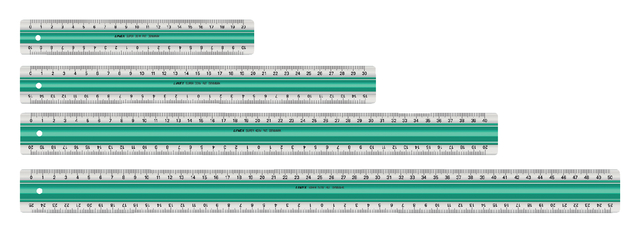 Liniaal Linex super S20 20cm transparant