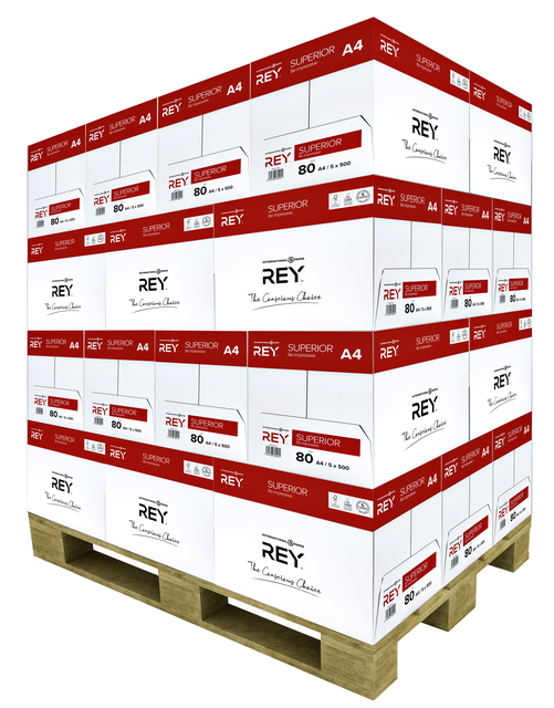 Kopieerpapier Rey Superior A4 80gr wit 500 vel