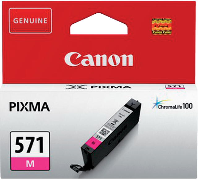 Inktcartridge Canon CLI-571 rood