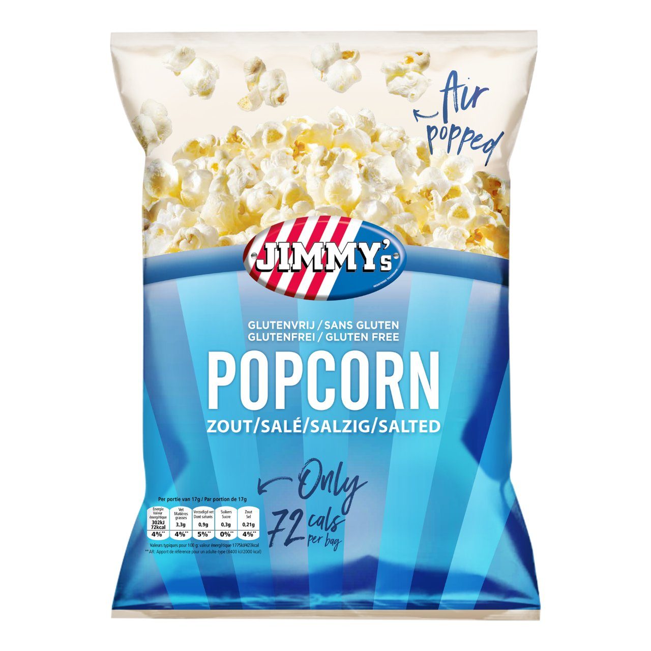 Jimmy's Popcorn zout 21x 27gr.