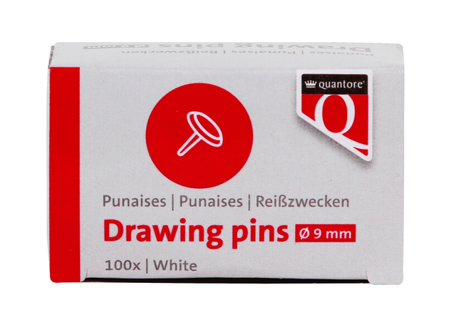 Punaises Quantore 100 stuks wit