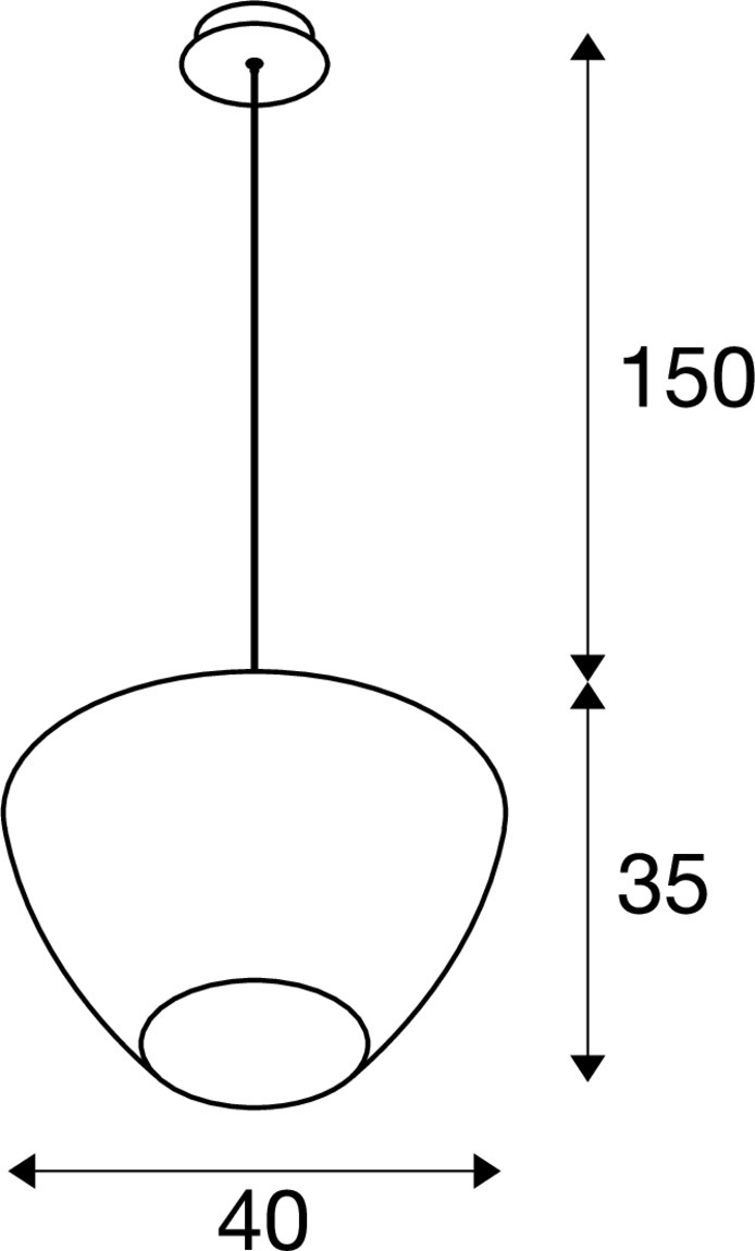 PANTILO CONVEX 40 chroom 1xE27