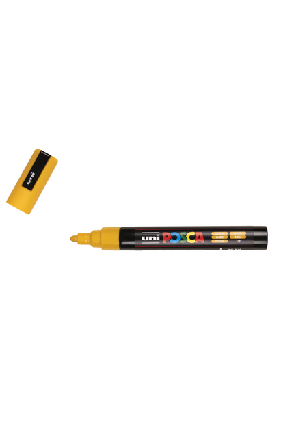 Verfstift Posca PC5M medium oker