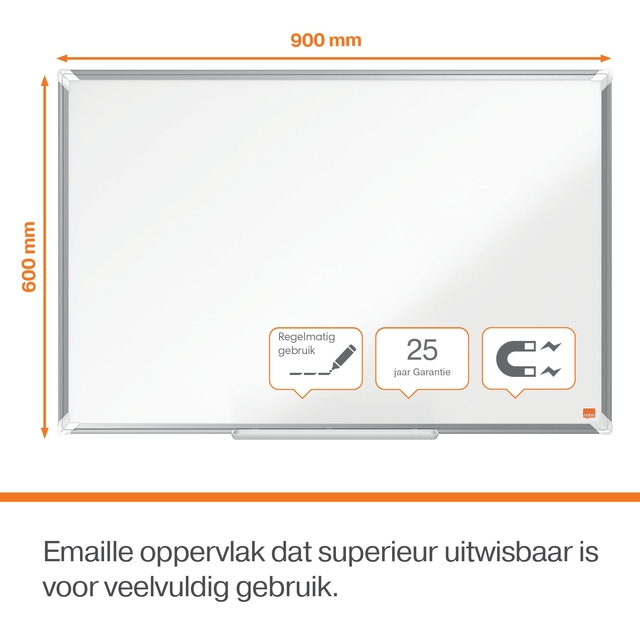 Whiteboard Nobo Premium Plus 60x90cm emaille