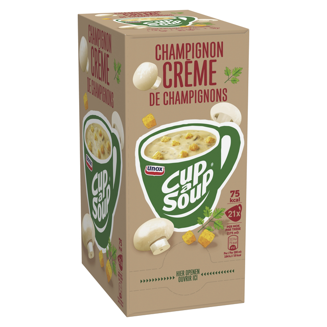 Cup-a-Soup Unox champignon crème 21x175ml