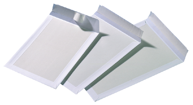 Envelop Quantore bordrug P185 185x280mm zelfklevend wit 100 stuks