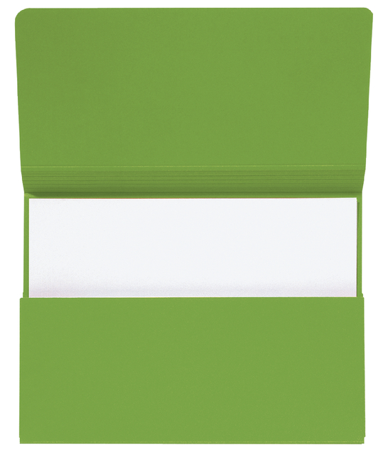 Pocketmap Secolor folio 100% gerecycled karton 250gr groen