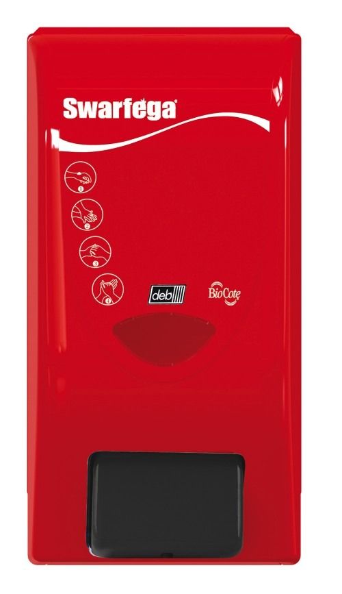 Swarfega Zeepdispenser Kunststof 4ltr Rood