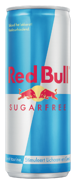 Energiedrank Red Bull sugarfree blik 250 ml