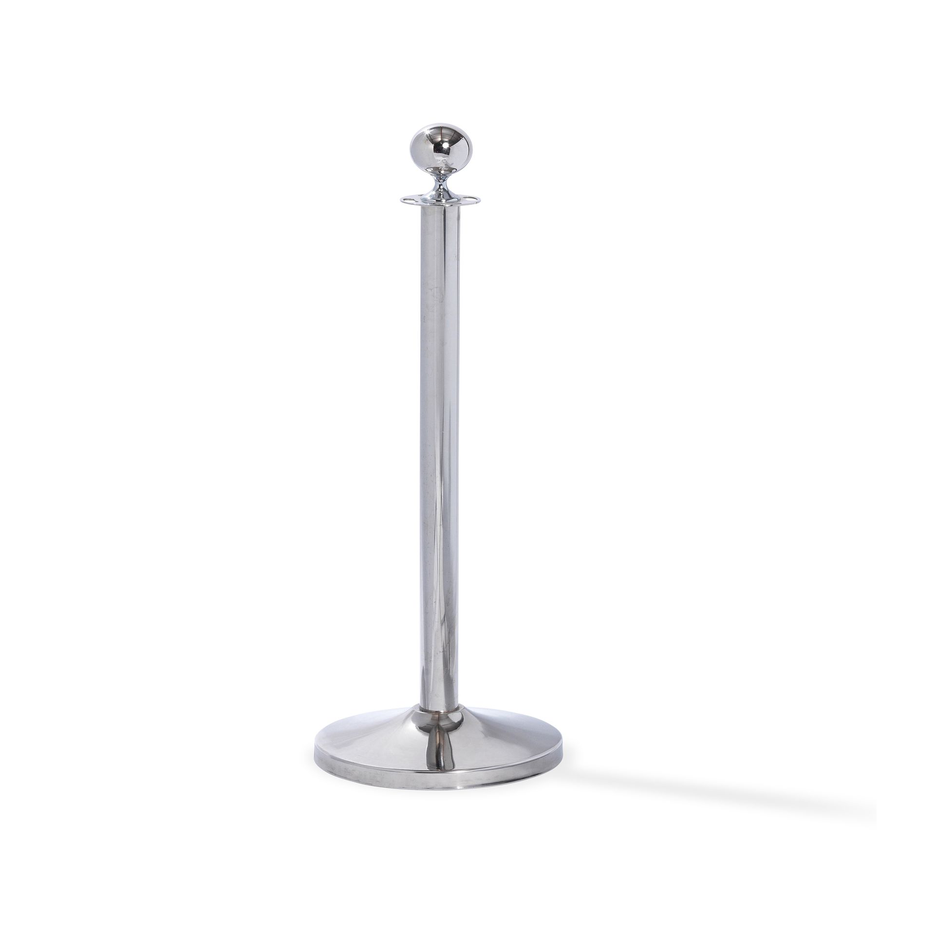 Elegance afzetpaal Chrome, Voet Ø 32cm, Paal Ø 5cm, Hoogte 95 cm, 8 kg, 10101C