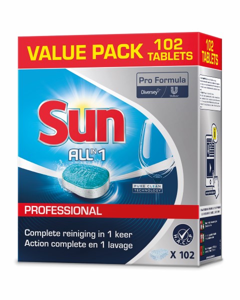 Sun Professional All in 1 Tablets 4x102stuks