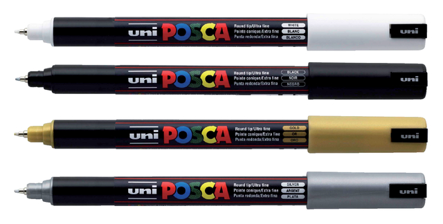 Verfstift Posca PC5M medium zalmroze