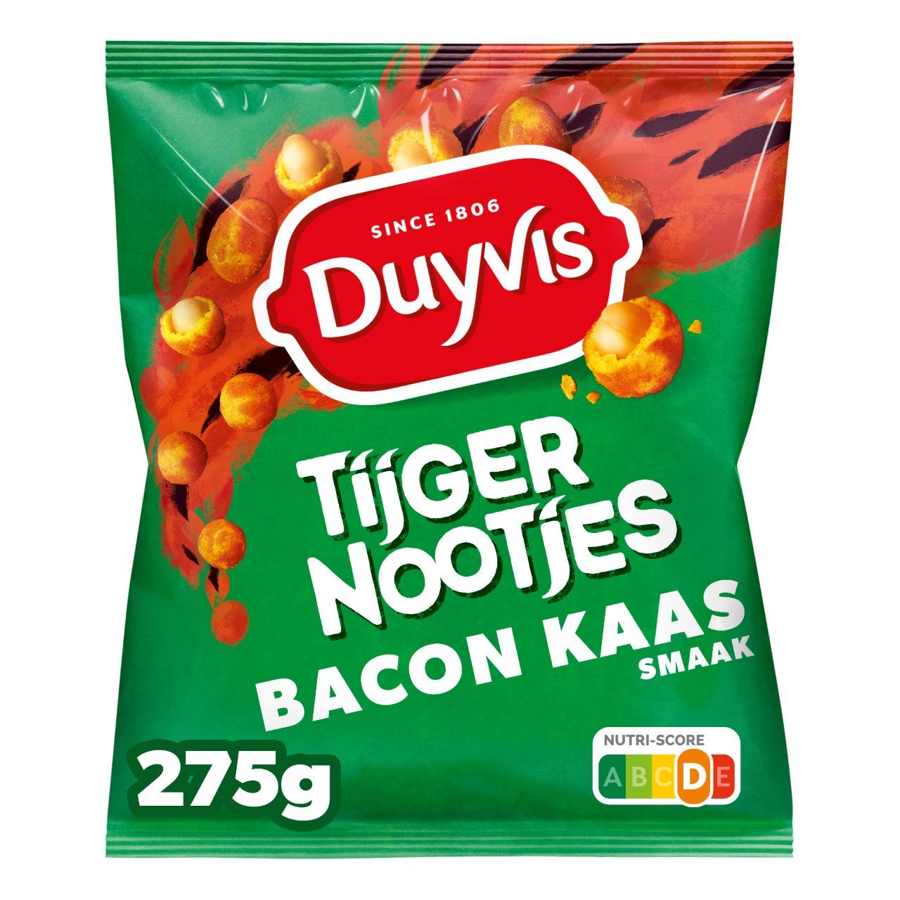 Duyvis Tijgernoten bacon kaas 8x 275gr.