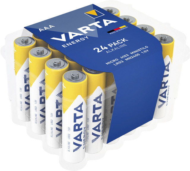 Batterij Varta Energy 24xAAA voordeelbox