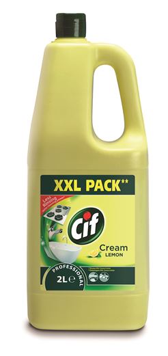 Cif Professional Cream Schuurmiddel Citroen doos 6x2l