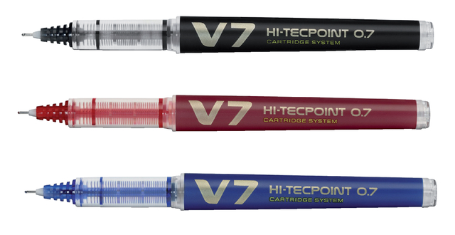 Rollerpen PILOT Begreen Hi-Tecpoint V7 medium zwart