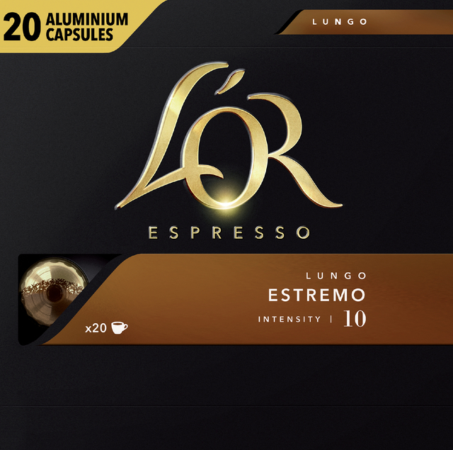 Koffiecups L'Or espresso Lungo Estremo 20 stuks