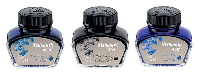 Vulpeninkt Pelikan 4001 30ml briljant zwart