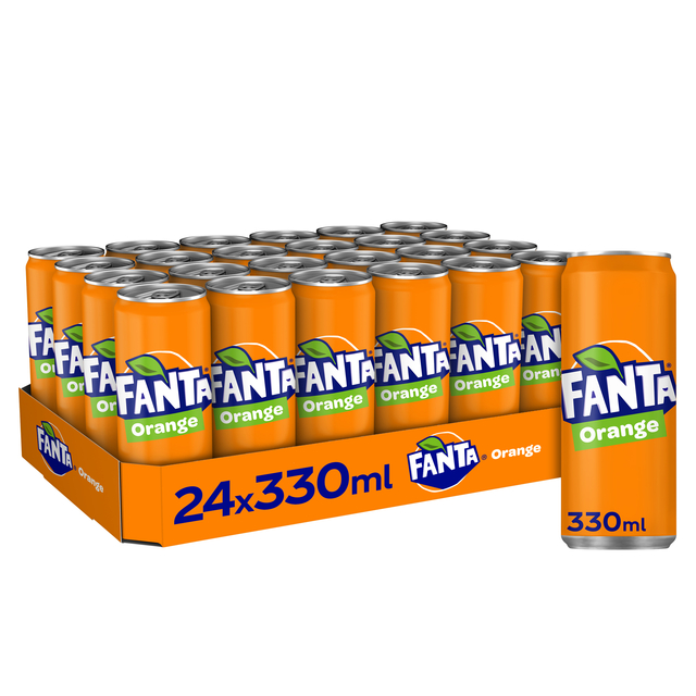 Frisdrank Fanta orange blik 330ml