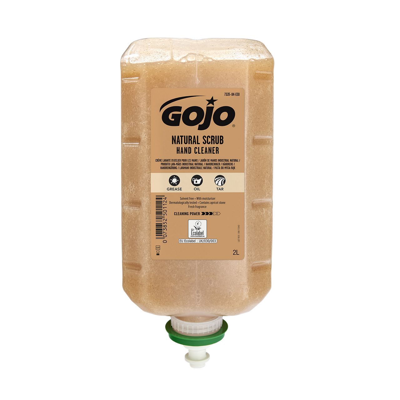 Gojo Handzeep natural scrub handcleaner 4x2ltr