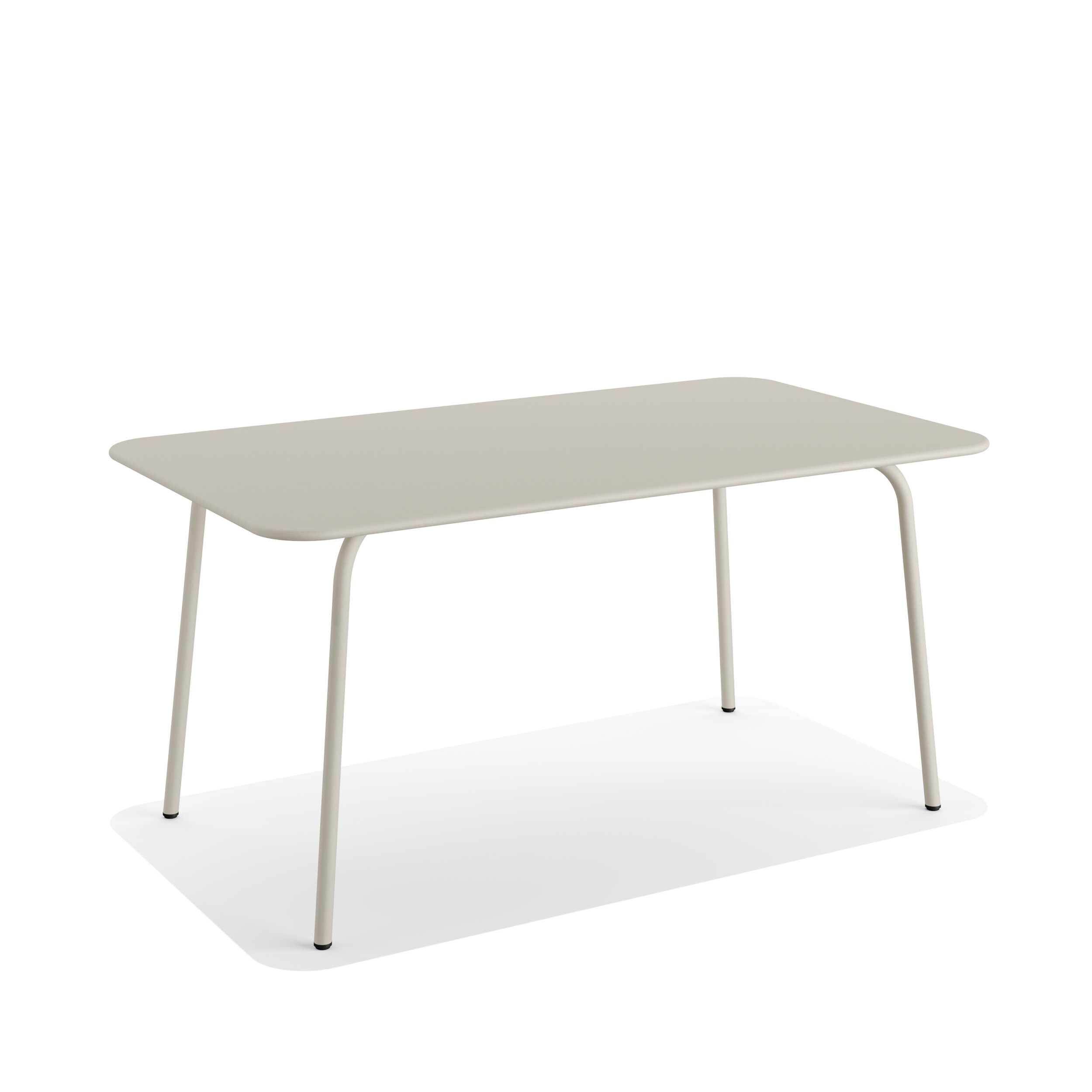 Shine Tuintafel Staal Rechthoek - Beige