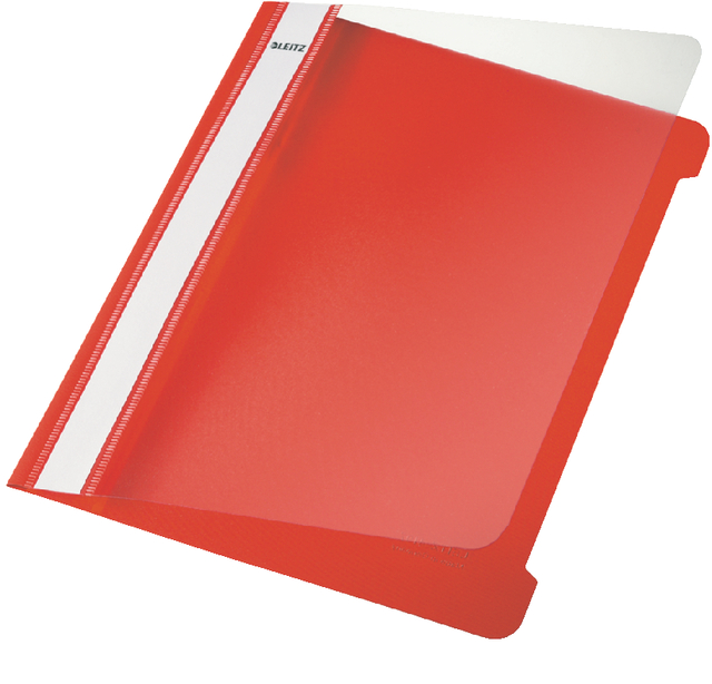 Snelhechter Leitz standaard A5 PVC rood