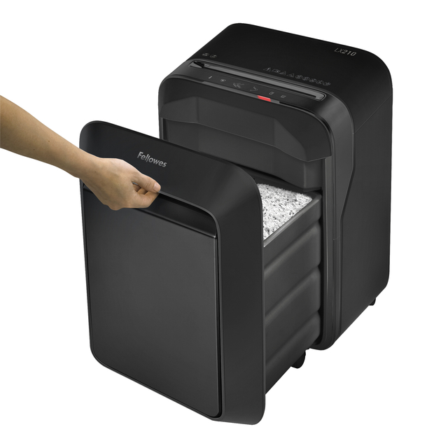 Papiervernietiger Fellowes Powershred LX210 snippers 4x12mm zwart