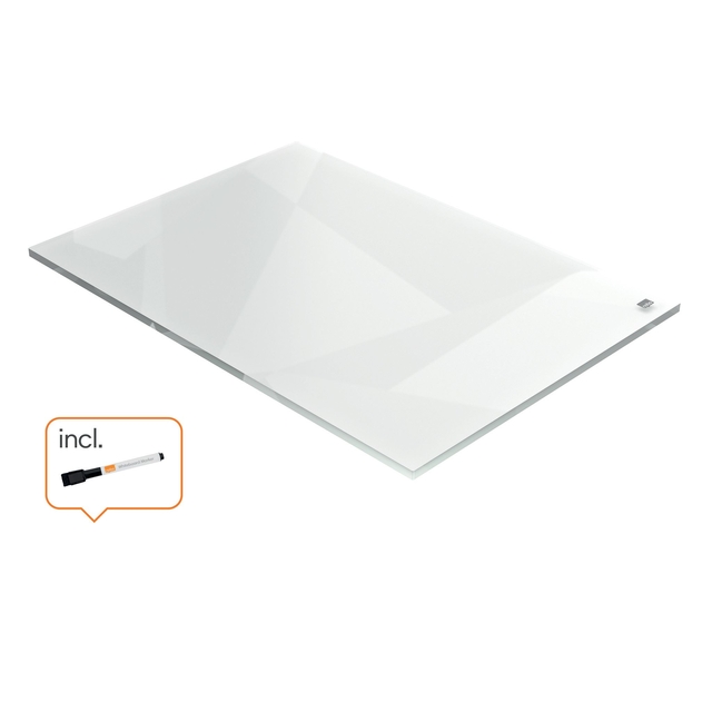 Notitiebord Nobo transparant acryl A4