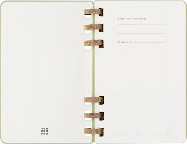 Agenda 2024/2025 Moleskine 12M Academic planner 7dagen/2pagina's large hc crush kiwi