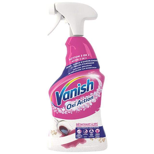 Vlekkenverwijderaar Vanish Oxi Action Dry Tapijt 500ml