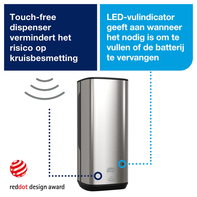 Zeepdispenser Tork image lijn S4 Intuition Sensor rvs 460009