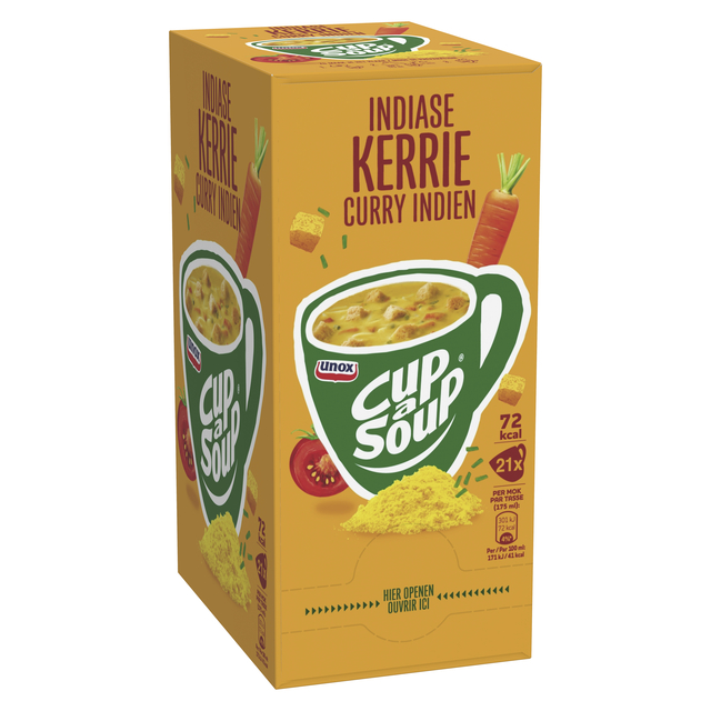 Cup-a-Soup Unox Indiase kerrie 21x175ml