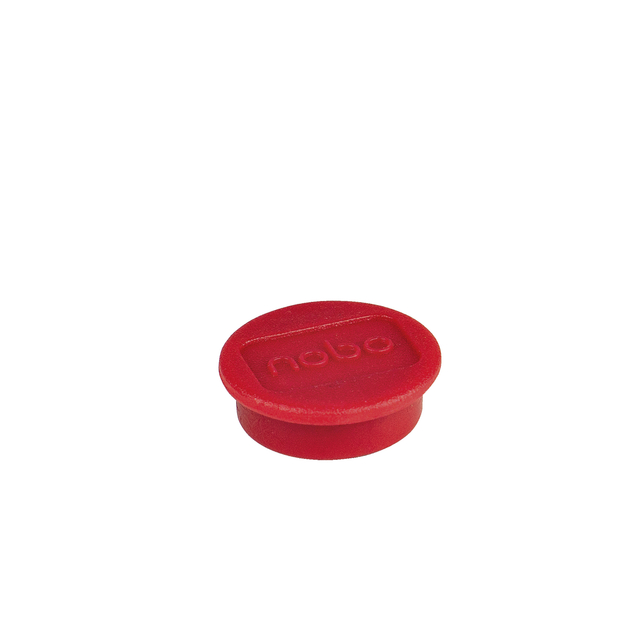 Magneet Nobo 13mm 100gr rood 10 stuks 10 stuks