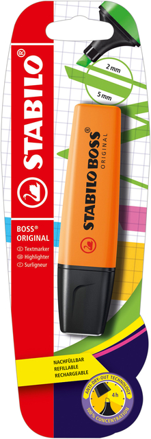 Markeerstift STABILO BOSS Original B-10141 oranje blister à 1 stuk