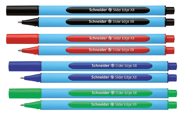 Balpen Schneider Slider Edge extra breed zwart