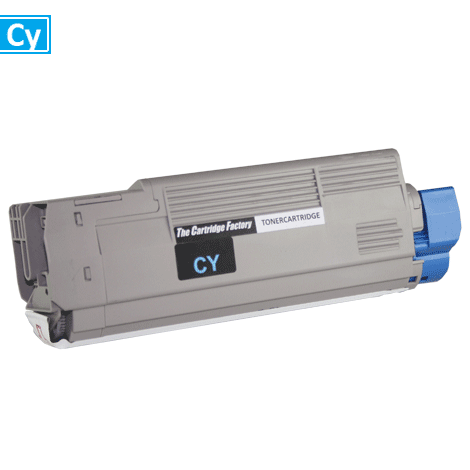 Huismerk toner - Oki (Cartridge) 43324423 compatibel, cyaan