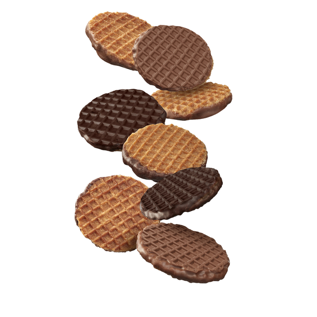 Koekjes Elite Special Dutch chocolate stroopwafelmix 120 stuks