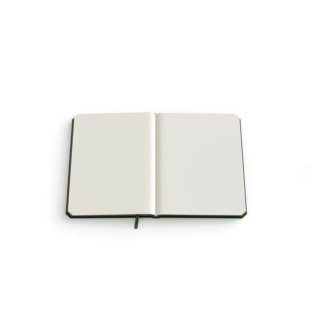 Notitieboek de KEMPEN Cotton Vanilla 110x160mm blanco 160 pagina's 90gr wit