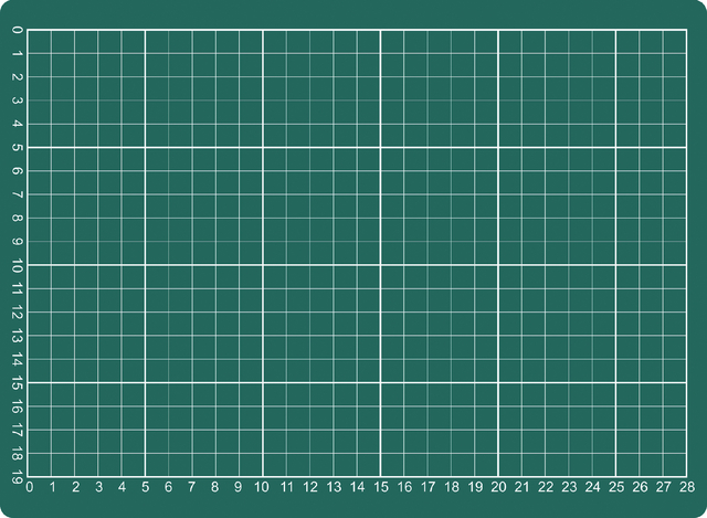 Snijmat A4 300x220mm groen