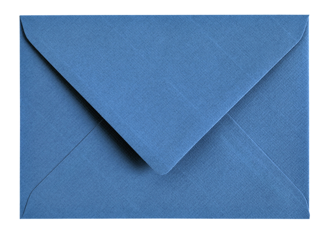 Envelop Papicolor C6 114x162mm donkerblauw pak à 6 stuks