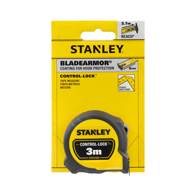 Rolmaat Stanley Control-Lock 3 meter 19mm