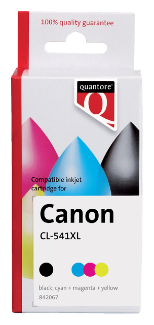 Inktcartridge Quantore alternatief tbv Canon CL-541XL kleur HC