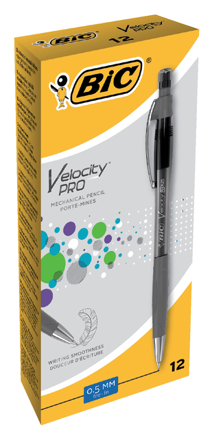 Vulpotlood Bic Velocity Pro HB 0.5mm grijs