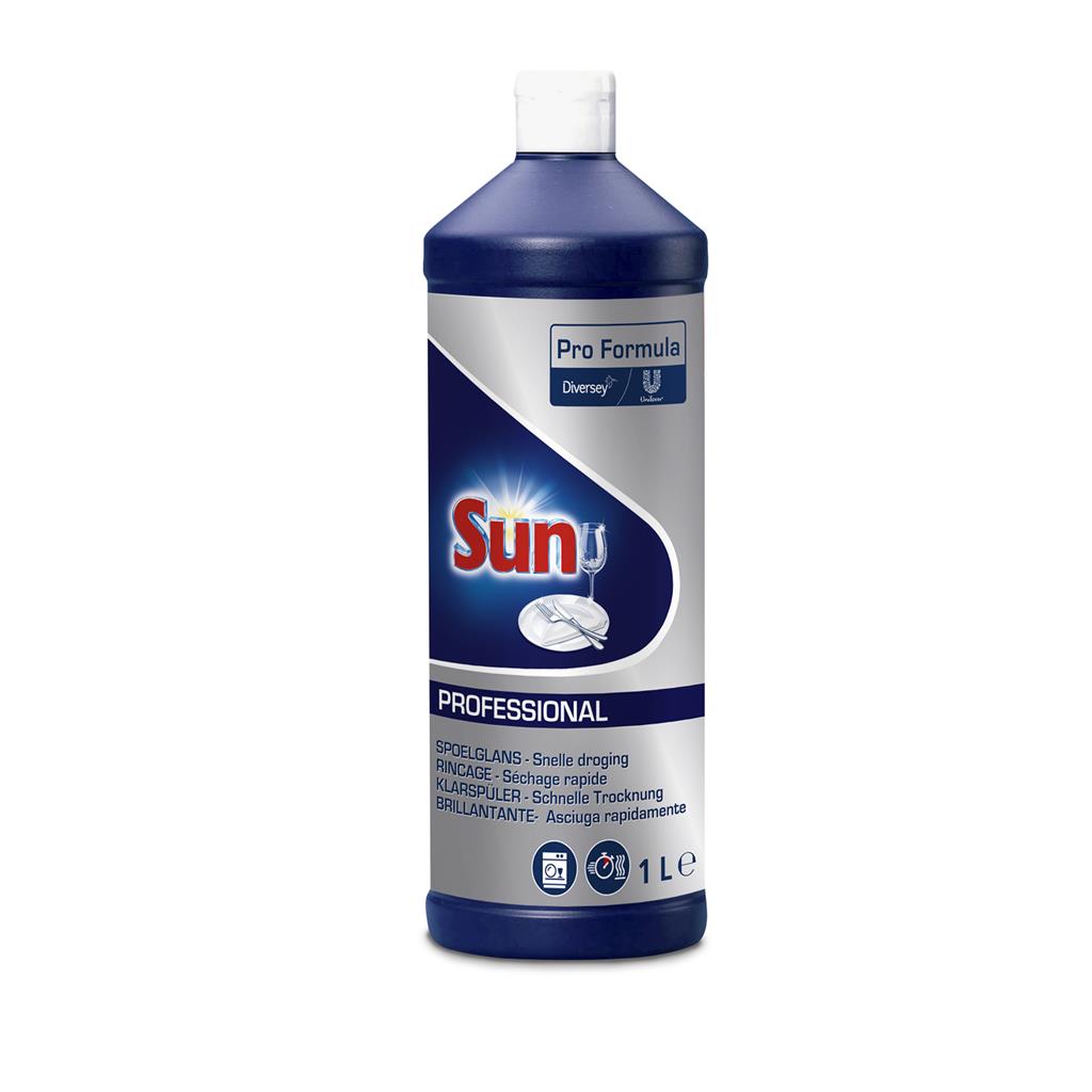 Sun Professional spoelglans 1ltr doos a 6 st x 1ltr