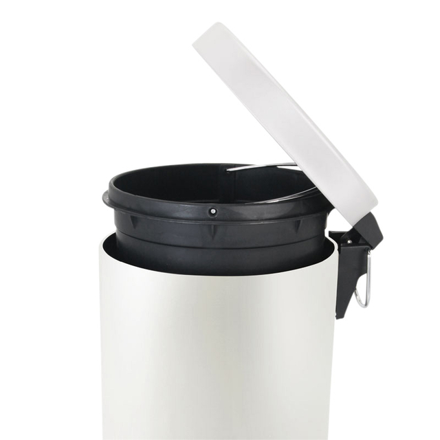 Afvalbak Vepa Bins pedaalemmer 12 liter wit