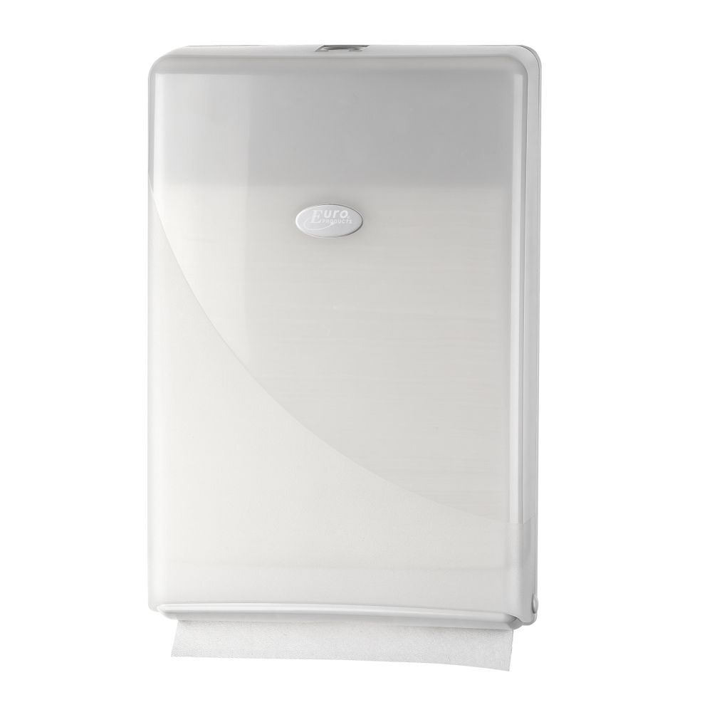 Pearl White Handdoekdispenser minifold_slimfold wit