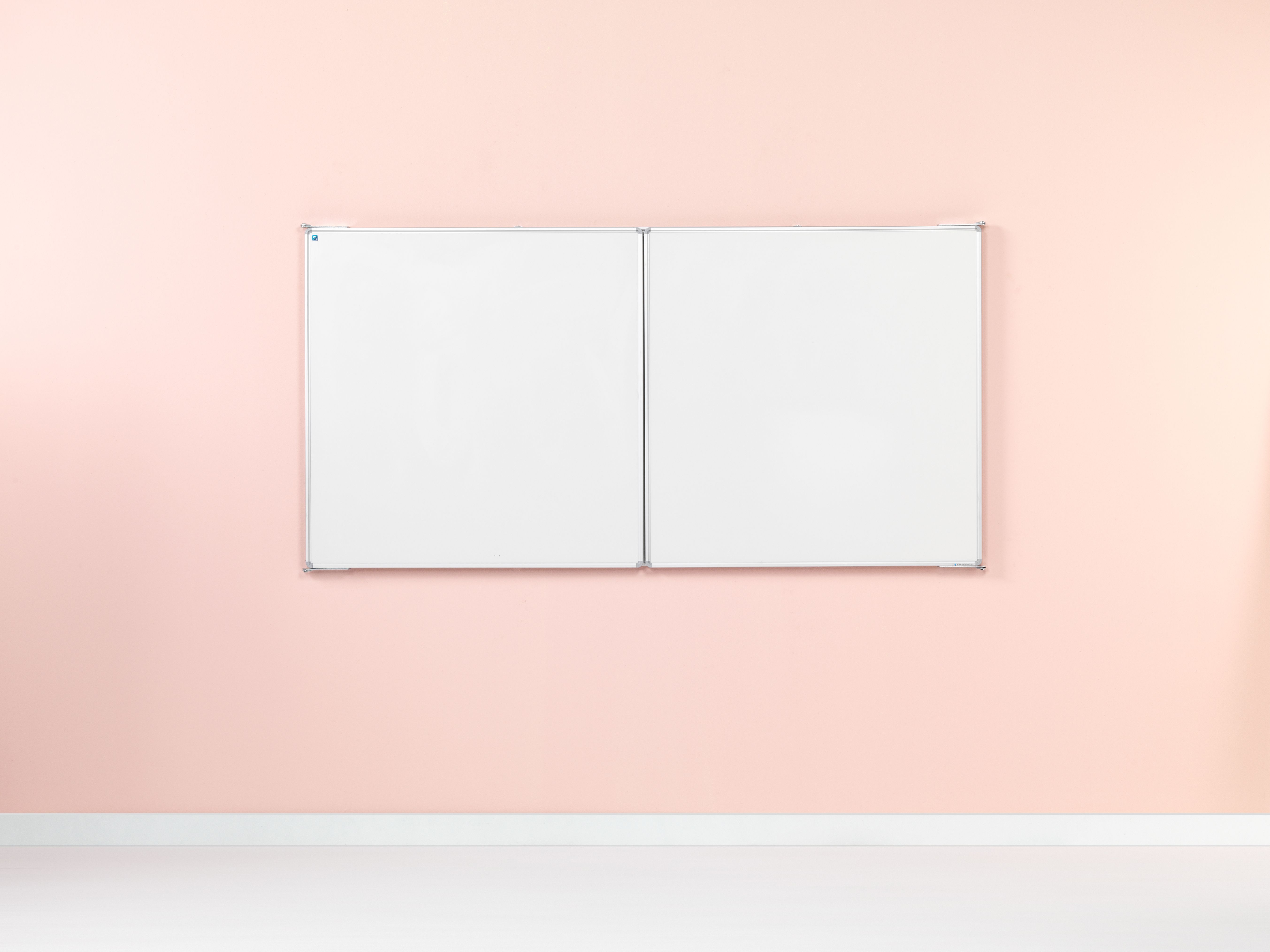 Vijfvlaks whiteboard RC-10, wit emaille - 120x200 cm