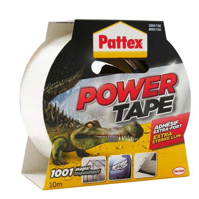 Plakband Pattex Power Tape 50mmx10m transparant