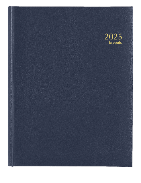 Agenda 2025 Brepols Timing Lima 7dagen/2pagina's blauw