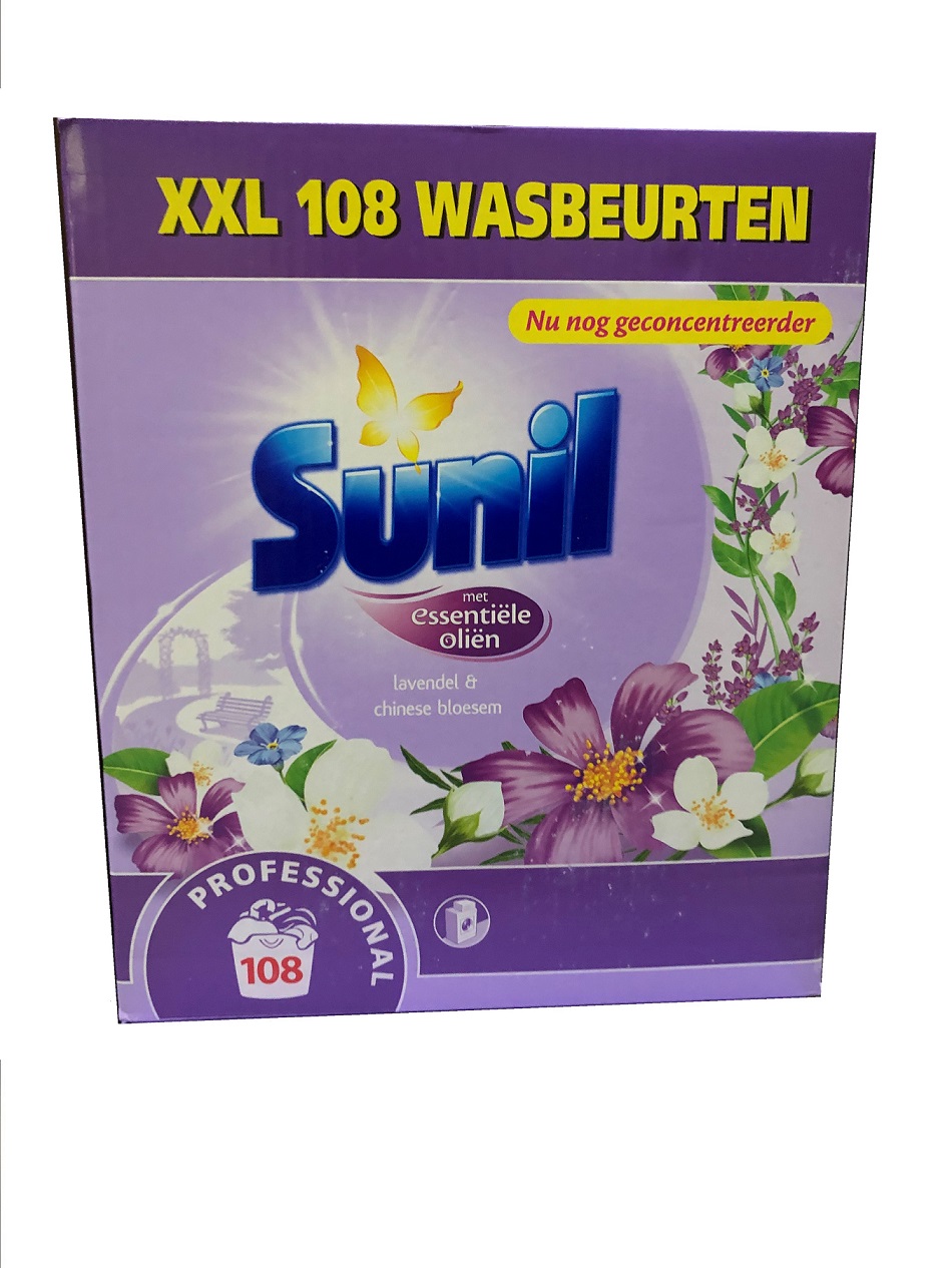 Sunil Color waspoeder prof. lavendel wit_kleur 7.56kg